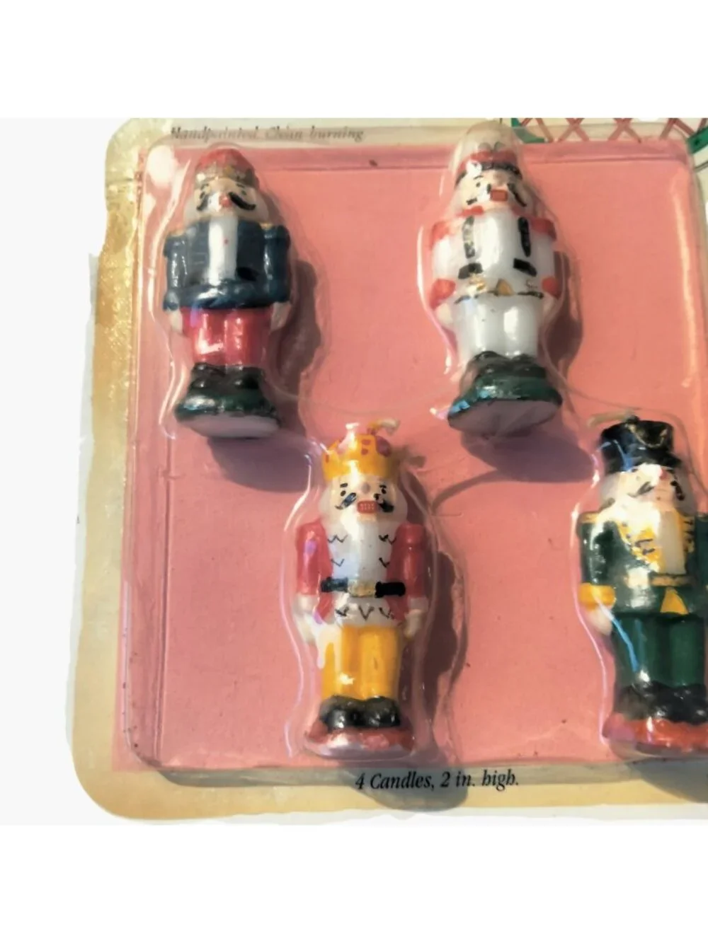 Wilton Nutcracker Handpainted Candle Cake Decorations Christmas 1994 Vintage 4